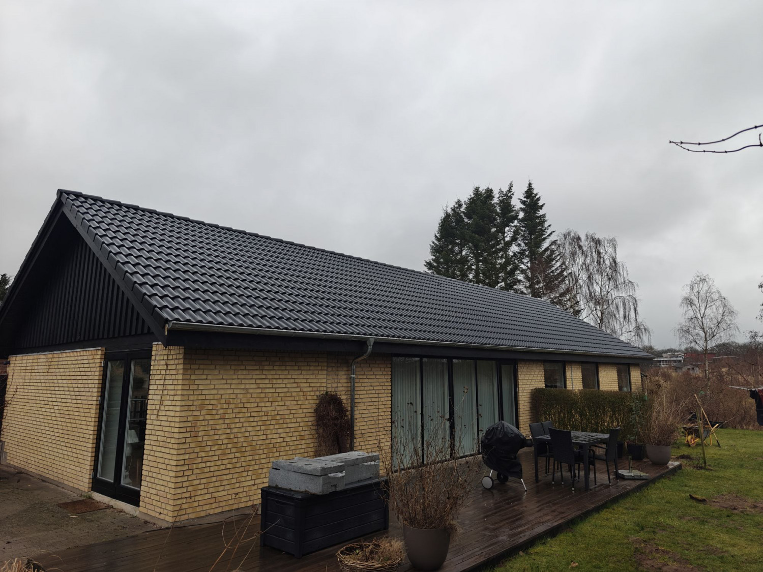 Betontag i Skanderborg
