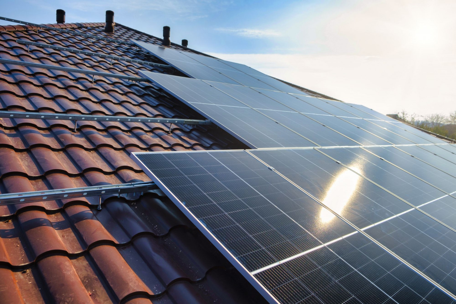 Solceller på tag